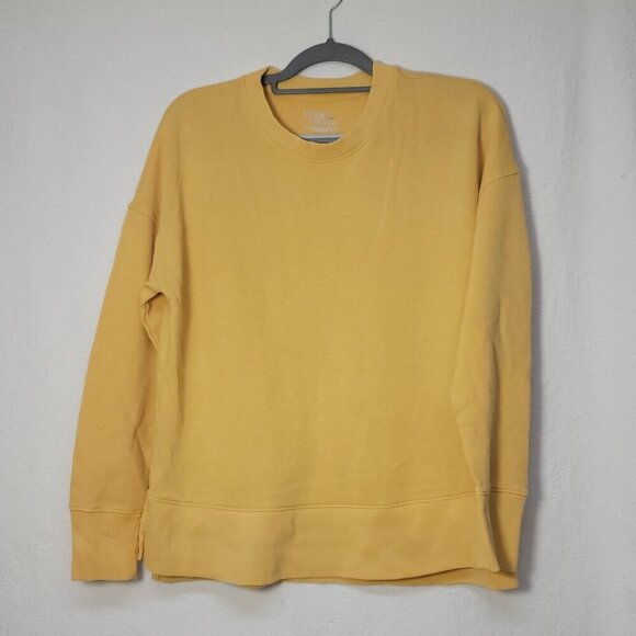 841. Time and Tru Long Sleeve Sweater Yellow Sz M - Picture 1 of 7